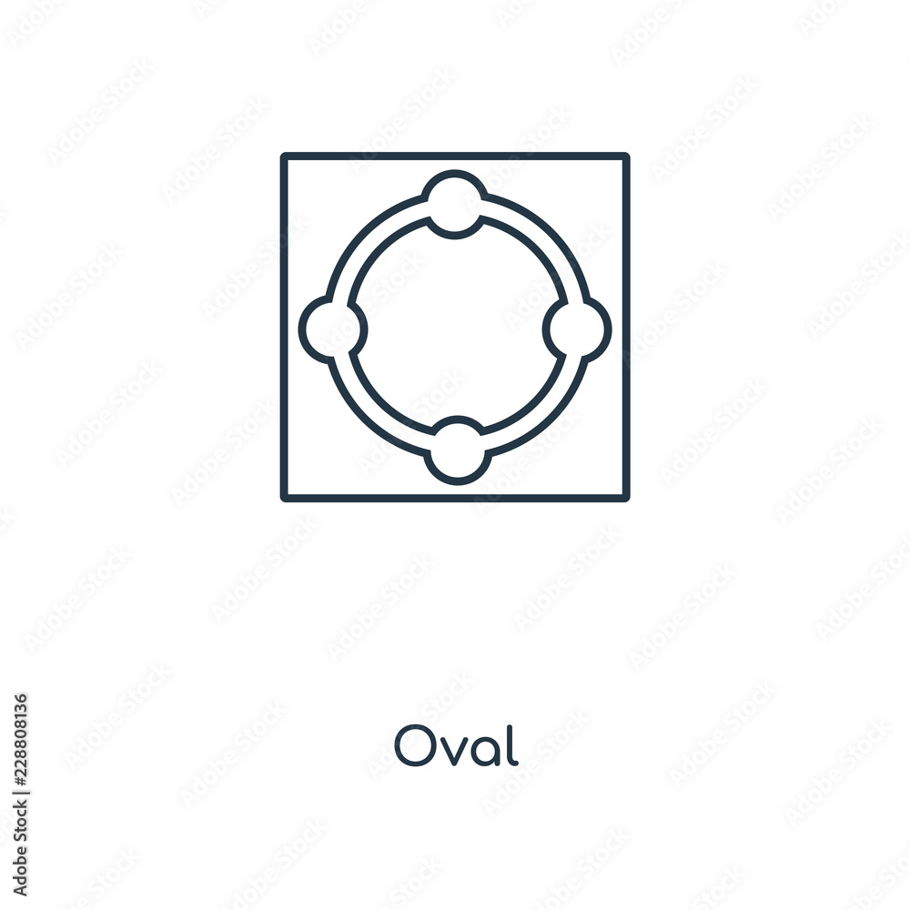 oval icon vector oval icon vector
