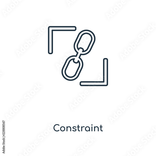 Εκτύπωση καμβά constraint icon vector