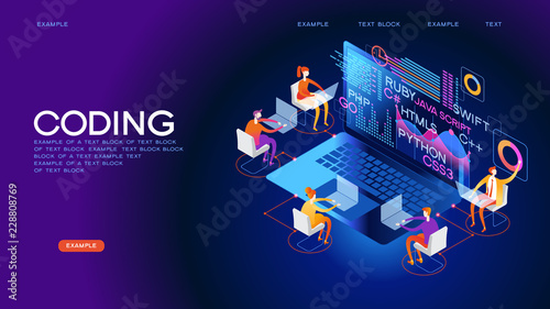 PROGRAMMING SKILLS  concept banner
