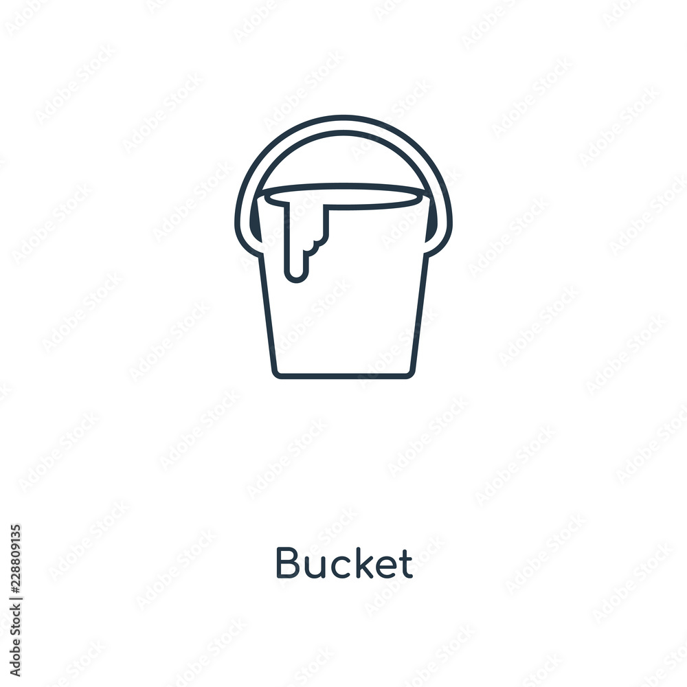bucket icon vector bucket icon vector