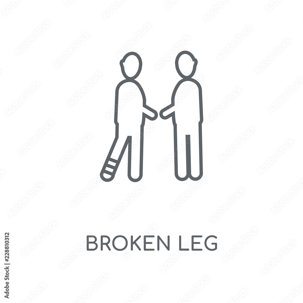 broken leg icon