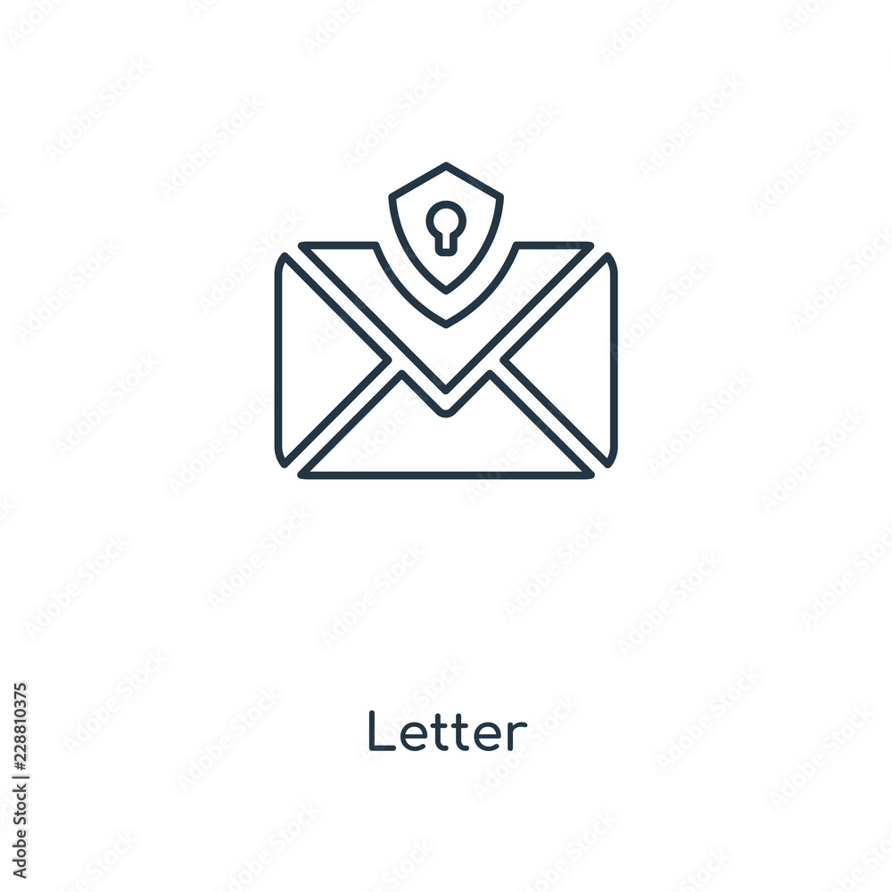 letter icon vector letter icon vector