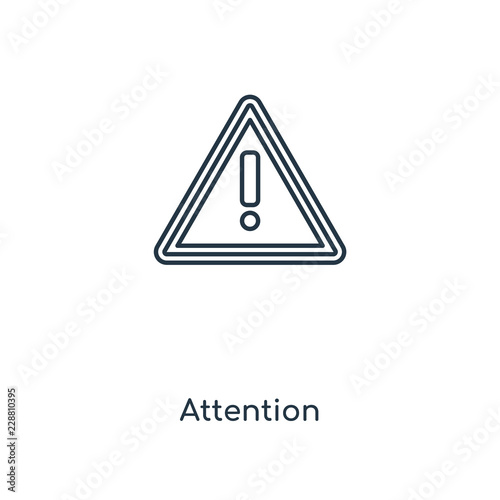 attention icon vector