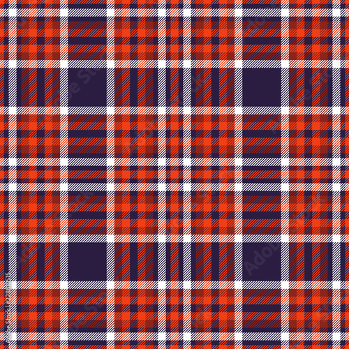 Seamless plaid pattern in red, burgundy and navy