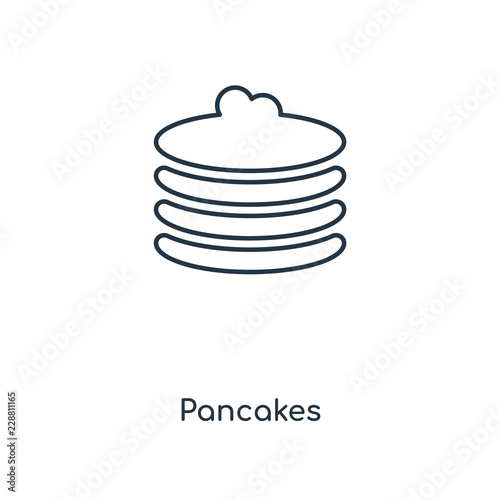 pancakes icon vector