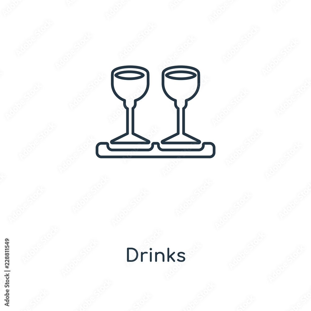 drinks icon vector drinks icon vector