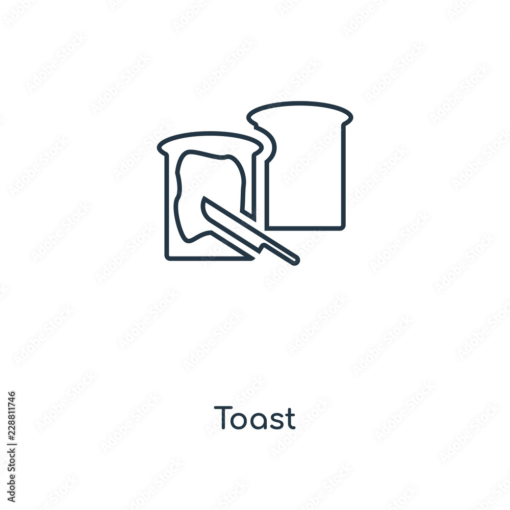toast icon vector toast icon vector