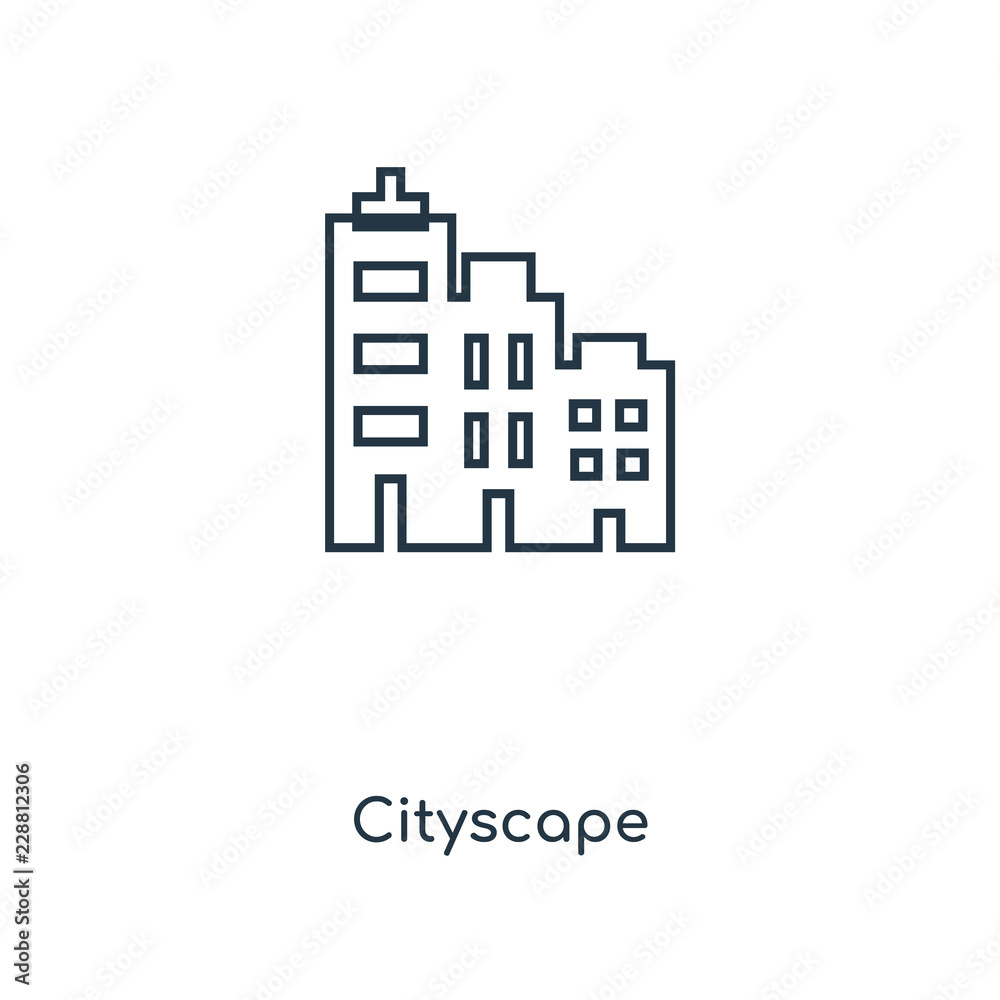 cityscape icon vector