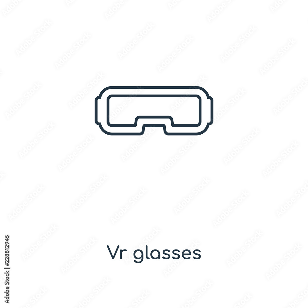 vr glasses icon vector vr glasses icon vector