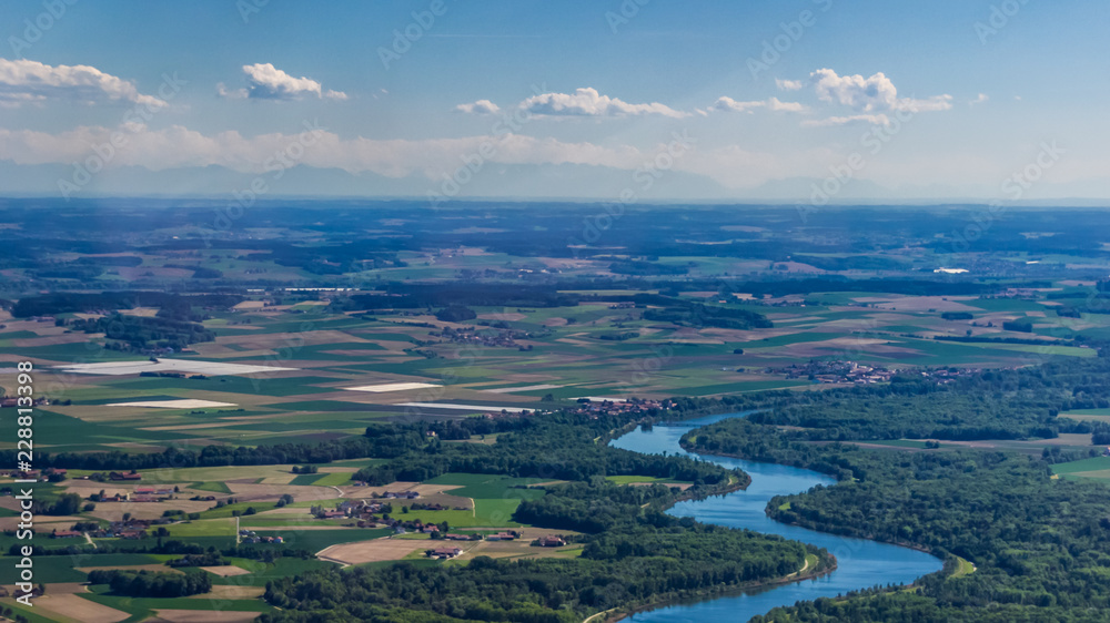 Beautiful view near Plattling-Bavaria-Germany Beautiful view near Plattling-Bavaria-Germany