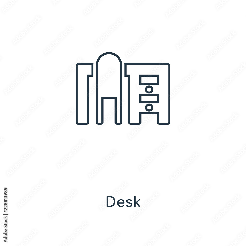 desk icon vector desk icon vector
