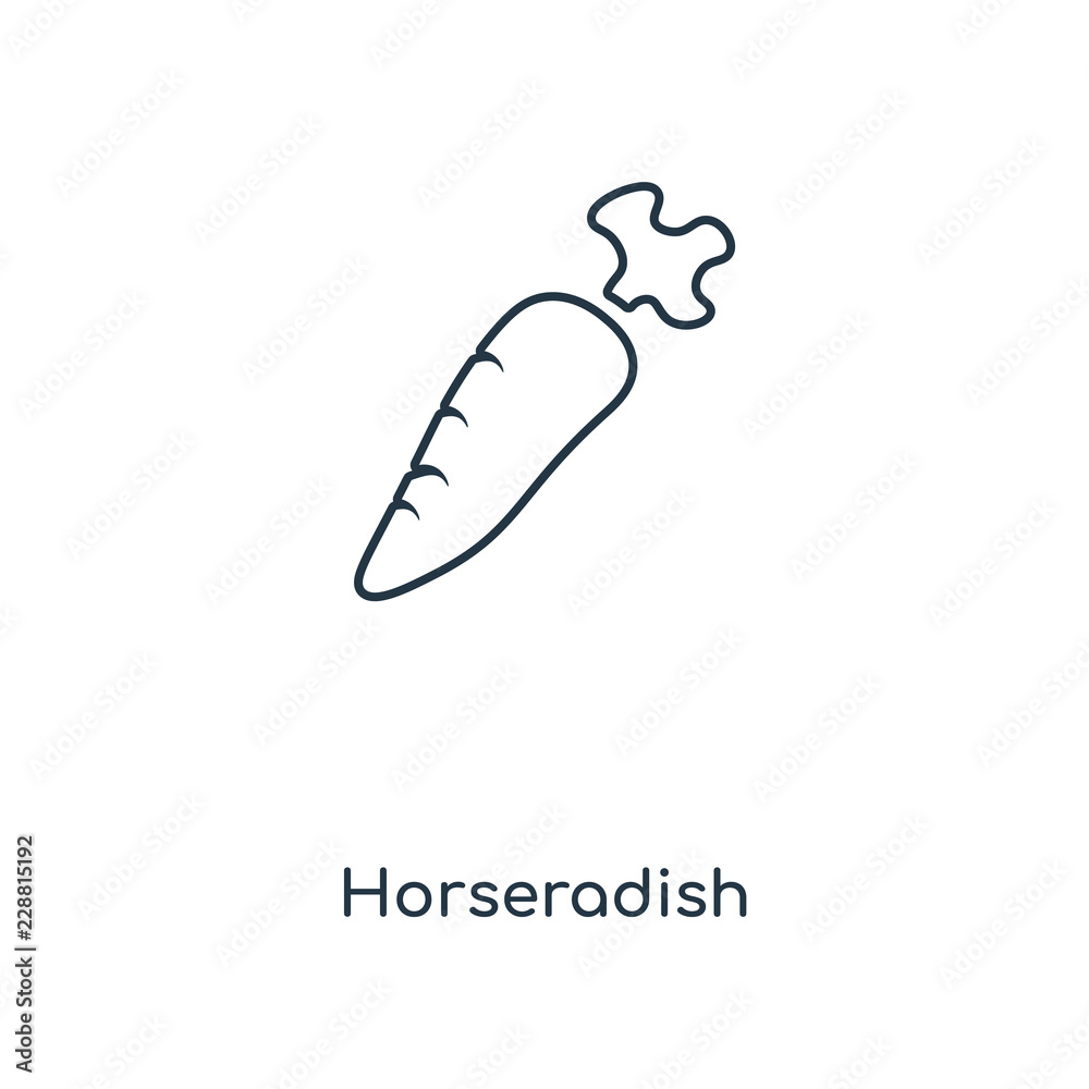 Obraz premium horseradish icon vector