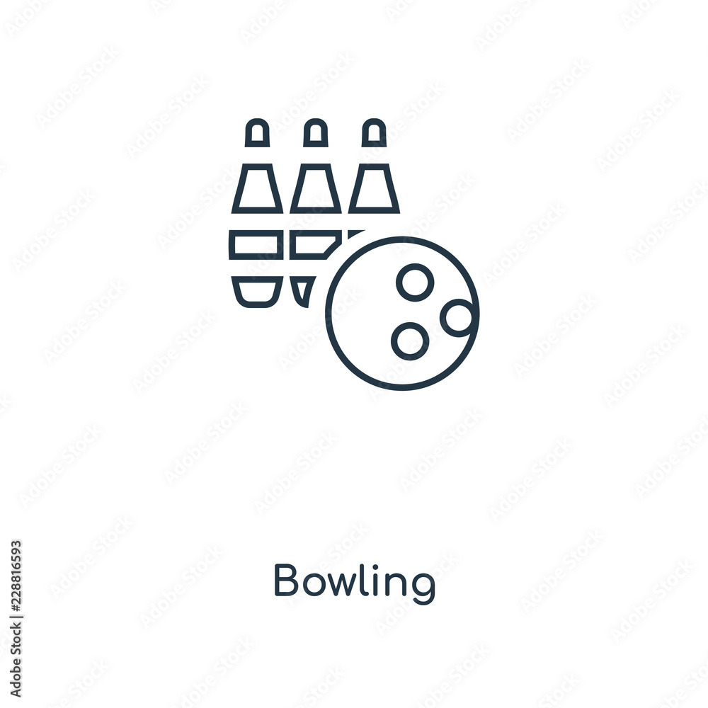 bowling icon vector bowling icon vector