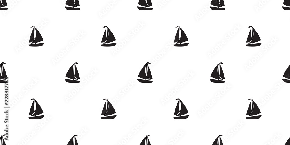 boat seamless pattern yacht anchor helm vector Nautical maritime background boat seamless pattern yacht anchor helm vector Nautical maritime background