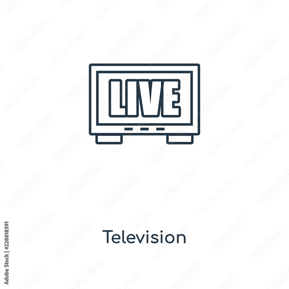 television icon vector