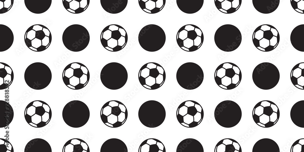 soccer ball seamless pattern vector football polka dot isolated sport tile background wallpaper soccer ball seamless pattern vector football polka dot isolated sport tile background wallpaper