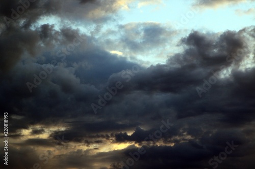 marvellous colorful sun colored clouds for using in design as background.
