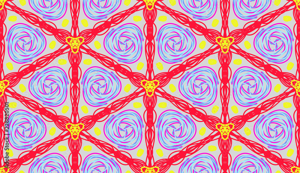 Geometric seamless pattern background. Geometric seamless pattern background.