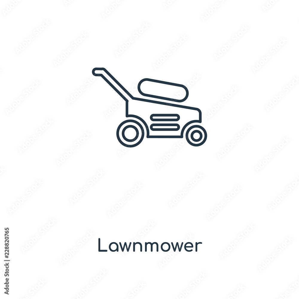 lawnmower icon vector