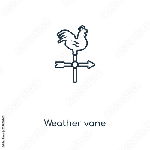 weather vane icon vector