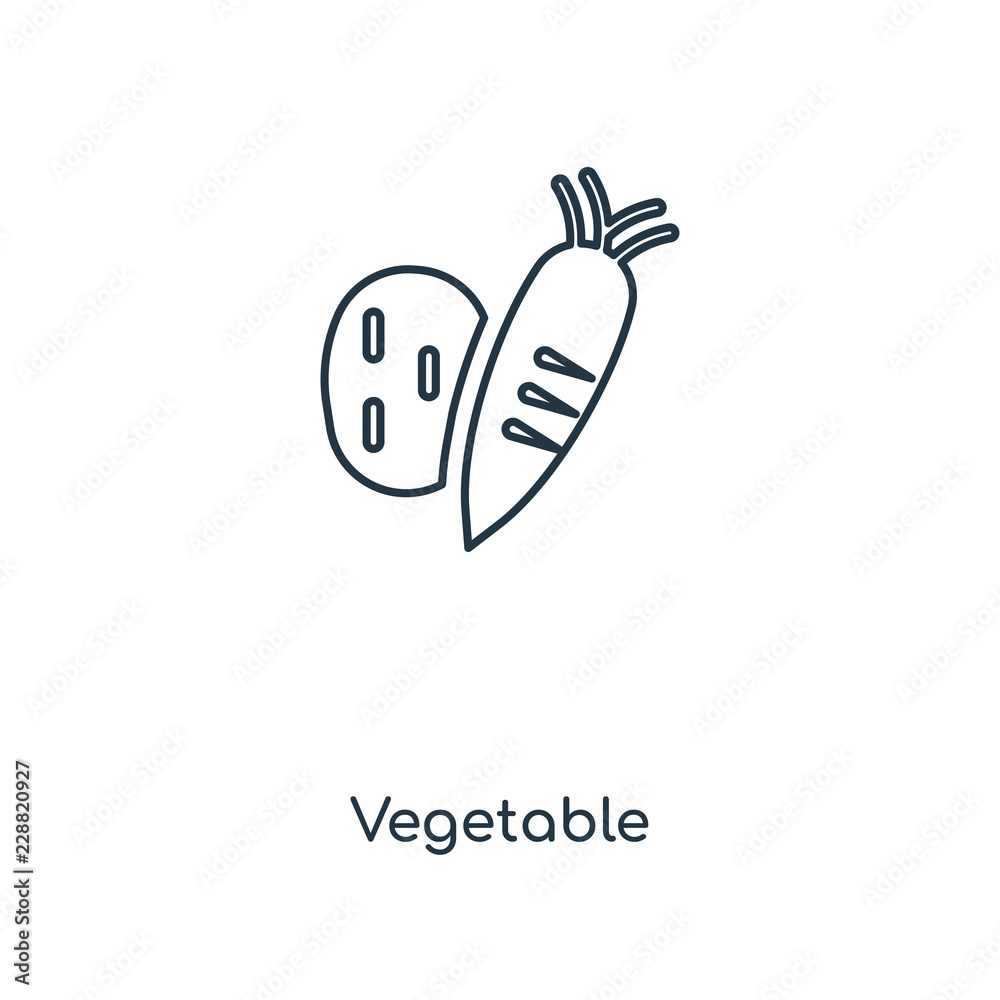 Obraz premium vegetable icon vector