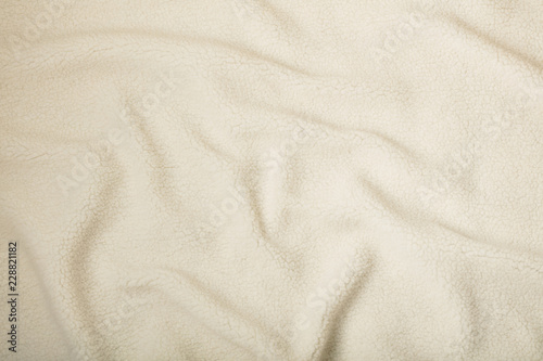 Wallpaper Mural White faux fur background with short nap. Torontodigital.ca