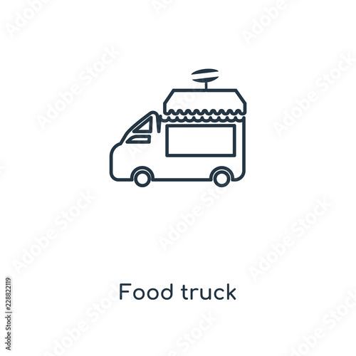 food truck icon vector