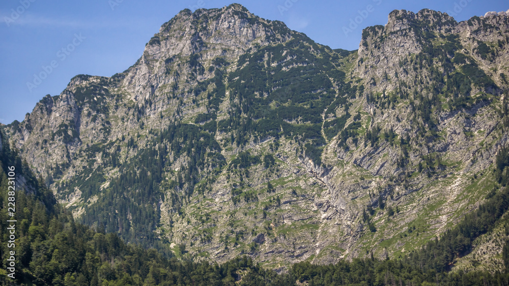 Beautiful alpine view near the famous Koenigssee - Schoenau - Bavaria - Germany
