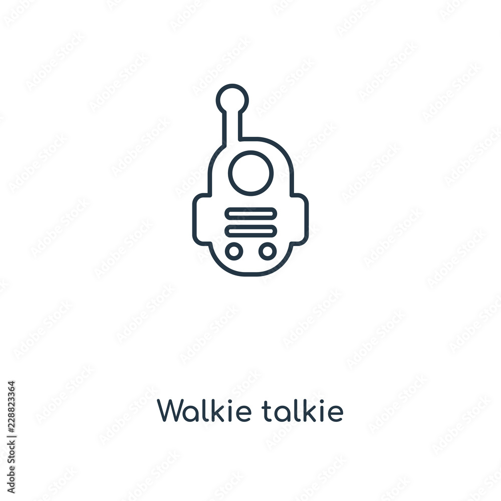 walkie talkie icon vector walkie talkie icon vector