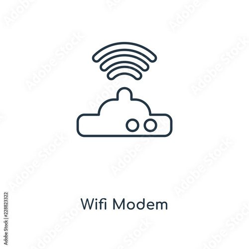 wifi modem icon vector