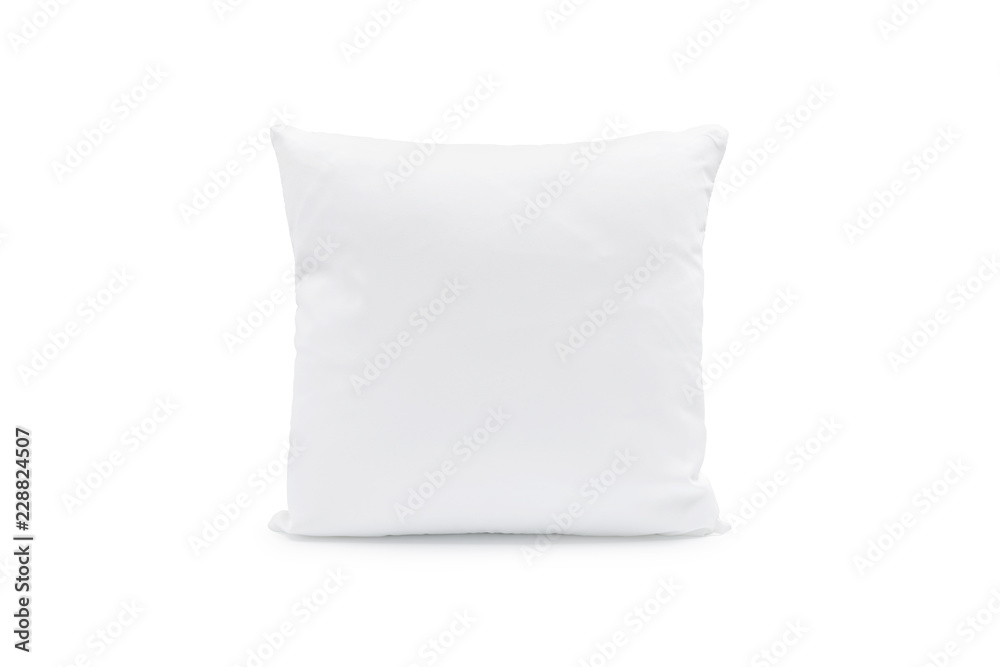 Pillow on isolated background with clipping path for your design. Pillow on isolated background with clipping path for your design.