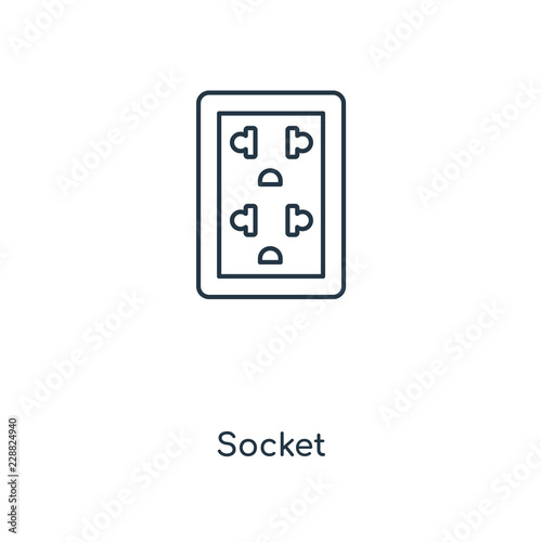 socket icon vector © TOPVECTORSTOCK