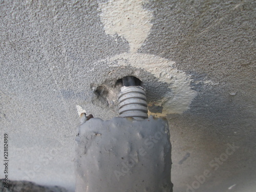 pipe and wall texture