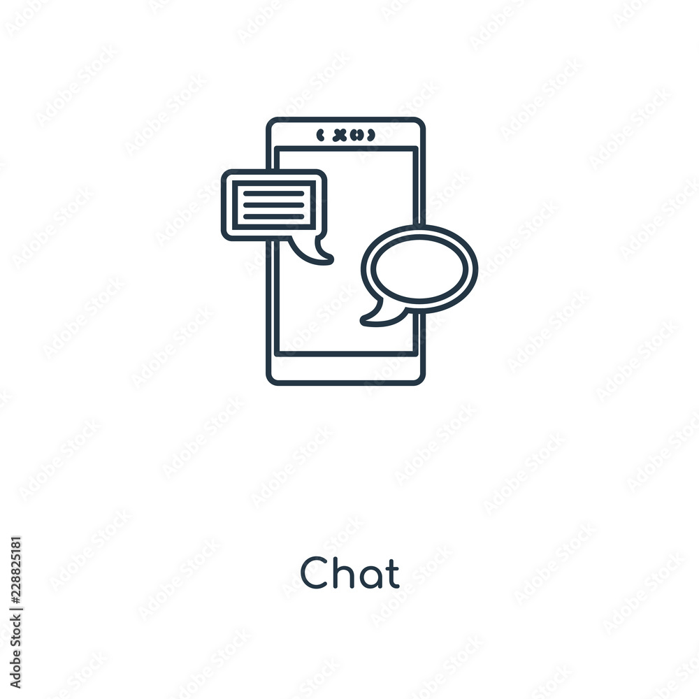 chat icon vector