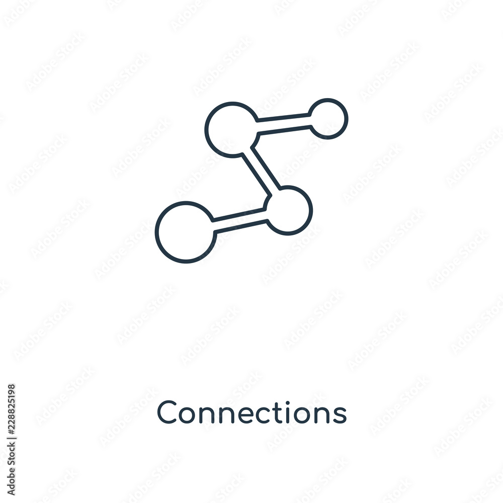 connections icon vector