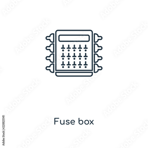 fuse box icon vector