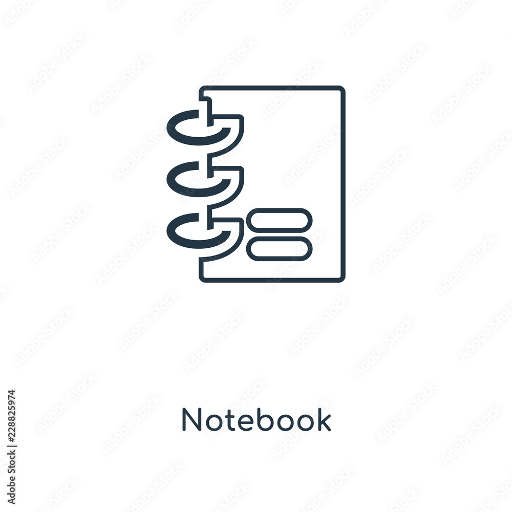 notebook icon vector notebook icon vector