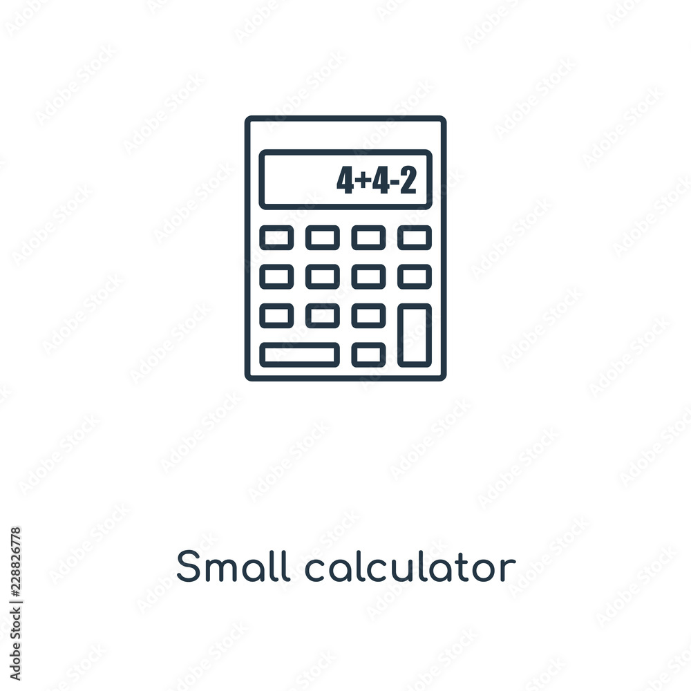 small calculator icon vector small calculator icon vector
