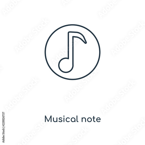 Wallpaper Mural musical note icon vector Torontodigital.ca