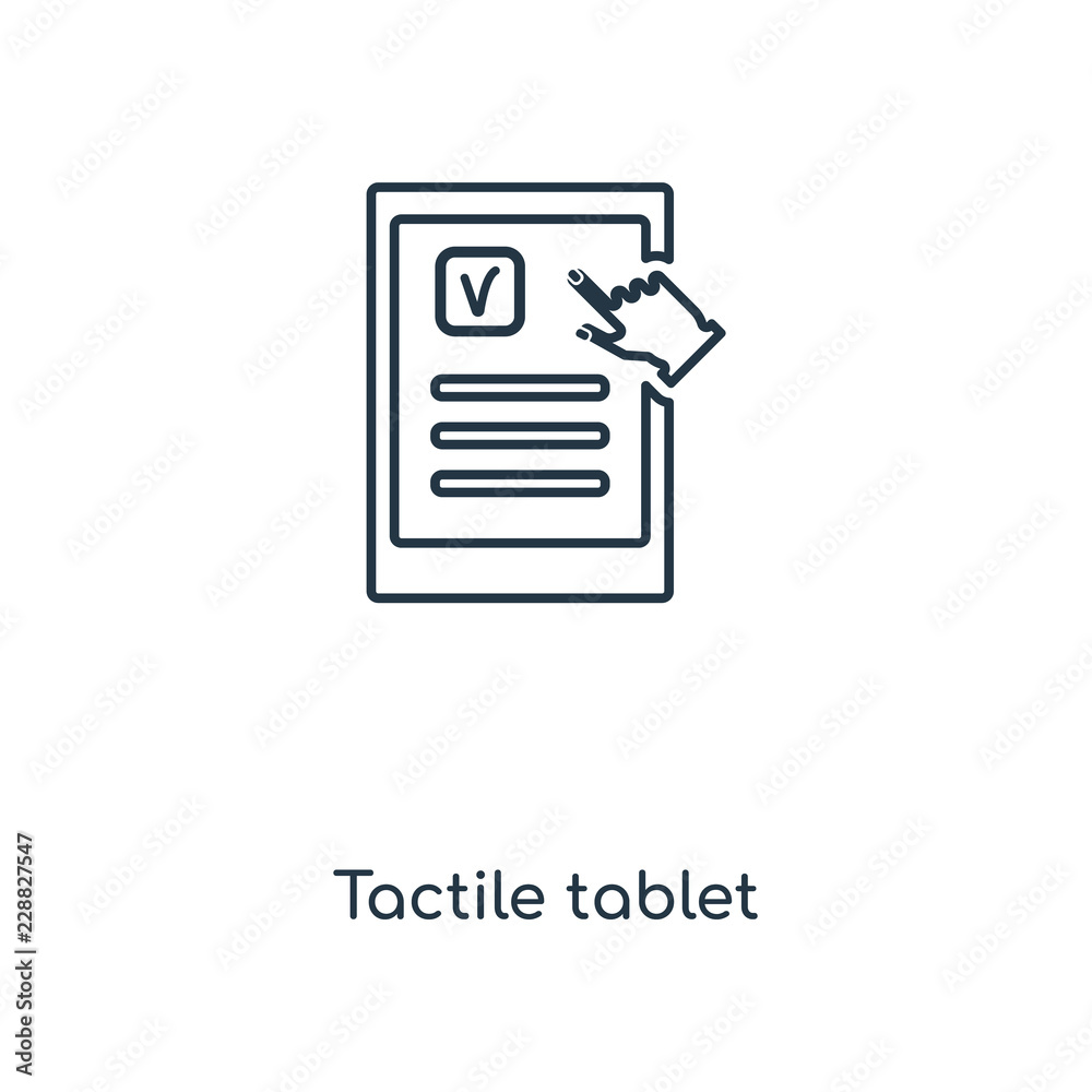 tactile tablet icon vector tactile tablet icon vector