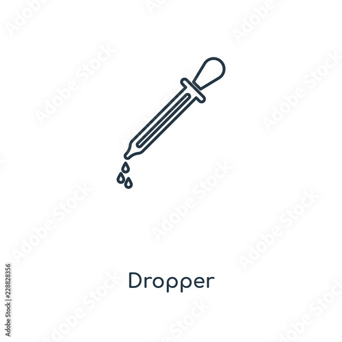 dropper icon vector