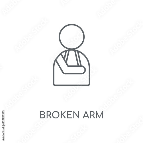 broken arm icon