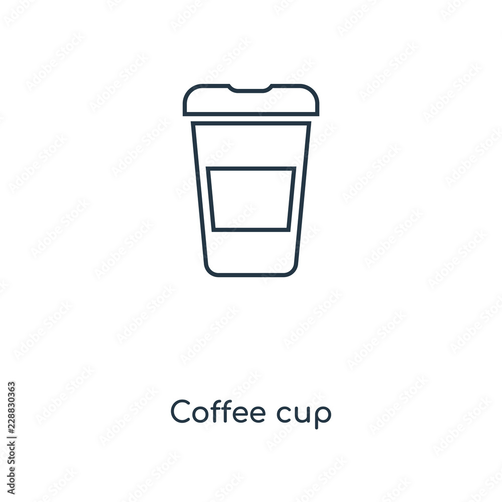 coffee cup icon vector coffee cup icon vector