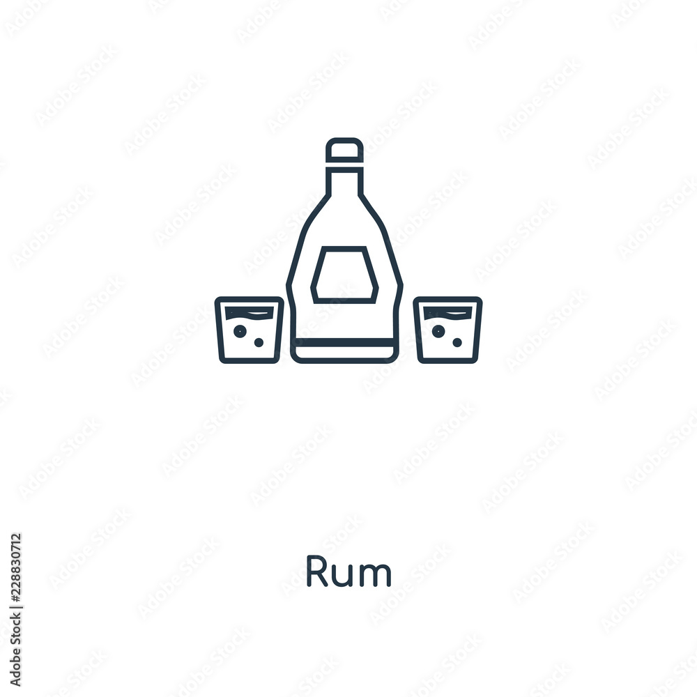 rum icon vector rum icon vector