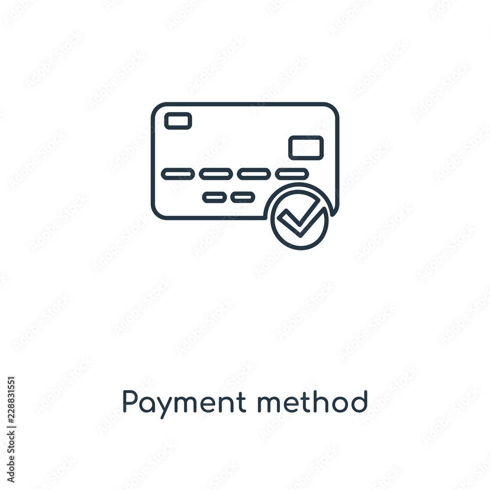payment method icon vector payment method icon vector
