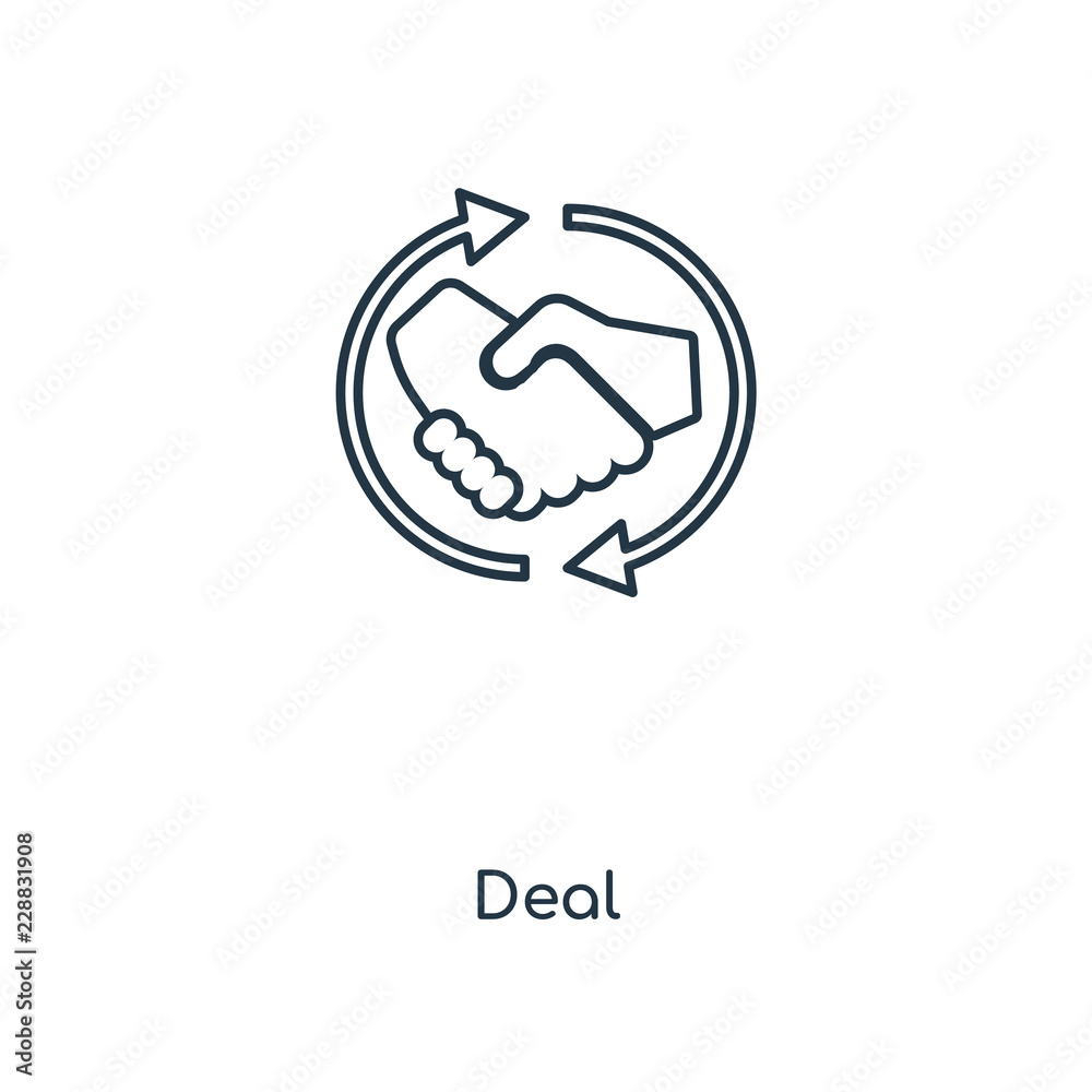 deal icon vector