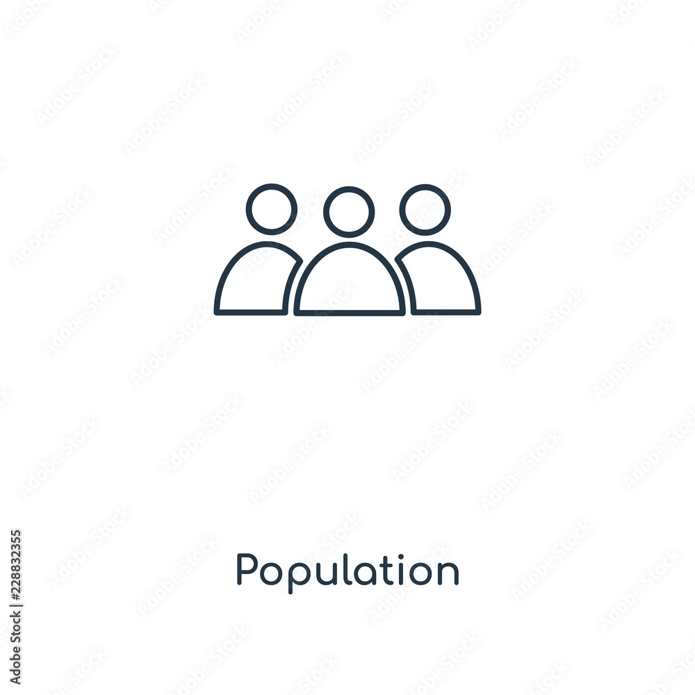 population icon vector population icon vector