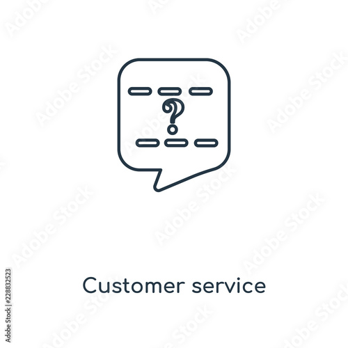 customer service icon vector