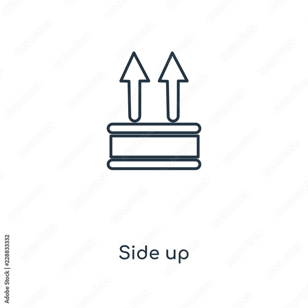 side up icon vector side up icon vector