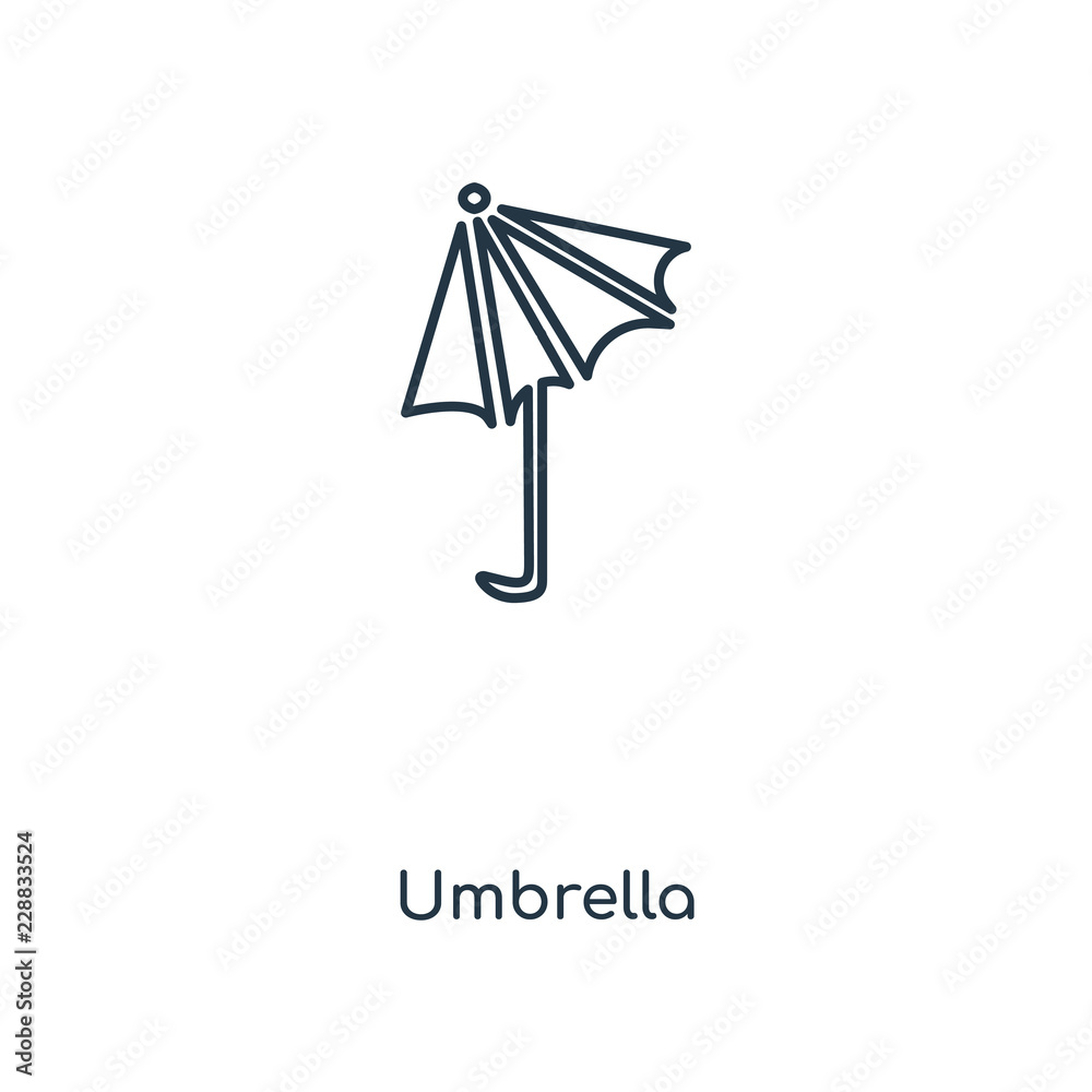 Fototapeta premium umbrella icon vector